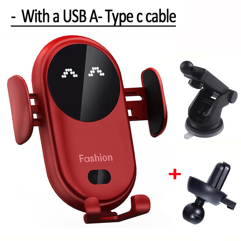 Smart Wireless Car Charger & Phone Holder