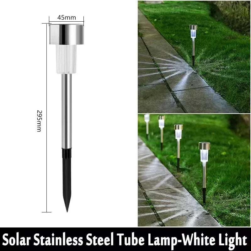 Outdoor Solar Landscape Lawn Lights Garden Lights Waterproof Decoration Lights for  Pathways Patio Yards Lawns Walkways