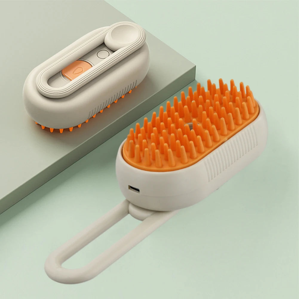 Electric Pet Spray Grooming Brush